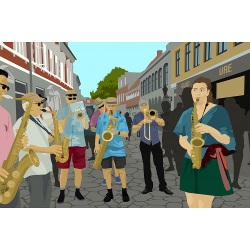 Ribe Plakat “Jazz festival”