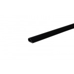 Plakatskinne 100 cm. sort, 2 stk, incl holder.