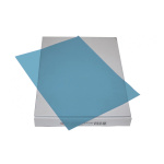 Plastomslag Charteque A4 klar plast 0,12 mm uden huller 100 stk