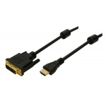 HDMI-DVI-Kabel HDMI - DVI-D ST/ST Logilink® 2 mtr.