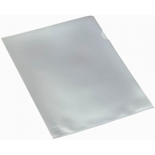 Plastomslag Charteque A4 klar plast 0,12 mm uden huller 100 stk