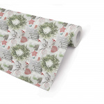 Gavepapir Økonom jul "Candlelight" 57 cm.