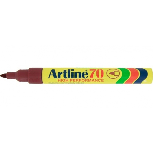 Artline 70, 1,5 mm. Permanent EK-70 marker (brun)