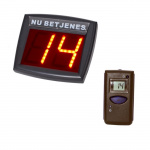 Kø-nummer display incl. fjernbetjening - Image 3