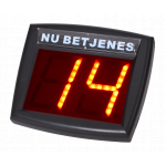 Kø-nummer display incl. fjernbetjening