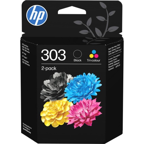 Blækpatroner HP 303 sort+farve (2-pak)