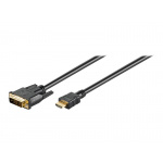 Kabel goobay DVI-D til HDMI, 1,5 mtr. sort 2153-488