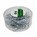 Papirclips blanke 78 mm. u/riller 100 stk. 744700