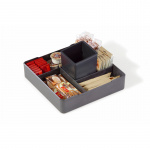 Kasse COFFEE POINT Case mørkgrå/sort 3386-58