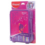 Penalhus dobbelt rum m/Super Star, rød (34 dele) - Image 4