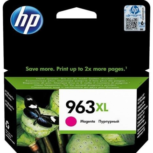 Blækpatroner HP 963 XL Magenta (1.600 sider)