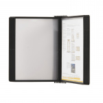 Registersystem HD A4 vægmodel t/10 lommer sort 74540