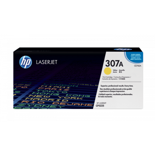 Lasertoner HP 307A Yellow (7.300 sider)