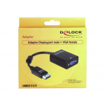 Adapter Displayport 1.2 til VGA, 12,5 cm. - Image 2