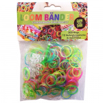 Loom Band selvlysende incl. tilbehør (300 stk.)