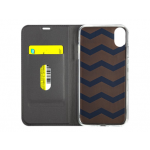 Cover Iphone Xs m/omslag og kreditkortlomme X-Shield sort