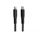 Laderkabel USB-C til Iphone/Ipad 1 mtr. sort