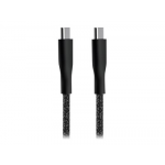 Laderkabel USB-C til USB-C (han-han) 1 mtr. sort