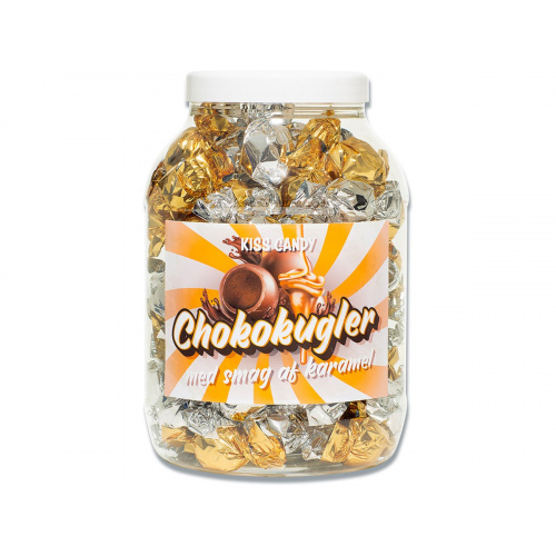 Chokolade kugler m/karamel 1100 gr. (KC4005)