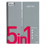 Kollegieblok A4 -5in1 Bantex m/5 faner A4 linjeret 400054639 - Image 2