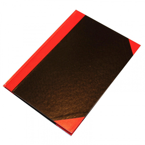 Kinabog A4 Q-Line sort/rød 80 blade
