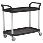 Rullebord med 2 hylder