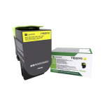 Lexmark Toner 71B20Y0 Yellow (2.300 sider)