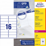 Avery Adresse etiket 99,1 x 33,9 mm. L7162-100 (100 ark)