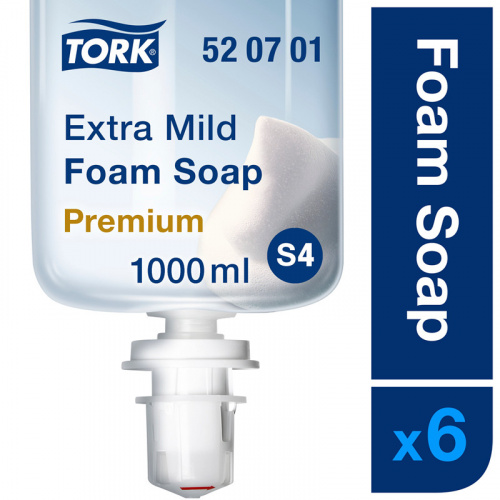 Skumsæbe Tork Extra Mild S4 Premium uparf. 1000 ml. 520701