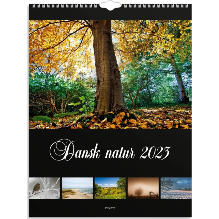 Vægkalender 2023 Dansk natur 29,5×39 cm.