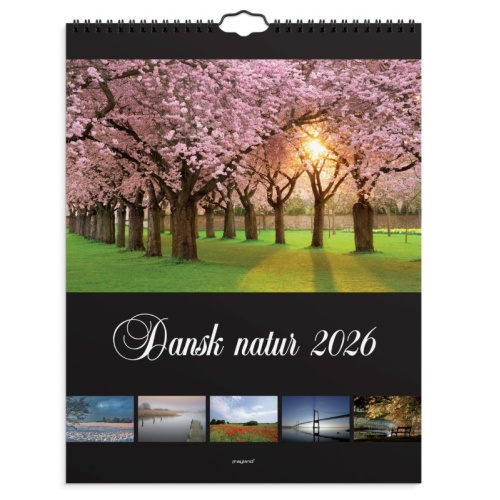 Vægkalender 2026 Dansk natur