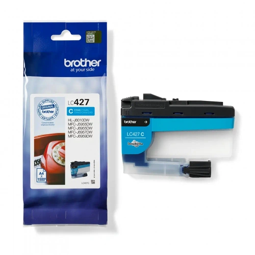 Blækpatron Brother LC427 Cyan (1.500 sider)