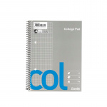 Kollegieblok Bantex A5 kvadreret 70 bl.