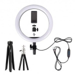 LED Ringlampe Dörr VL-26 m/USB strømforsyning - Image 4