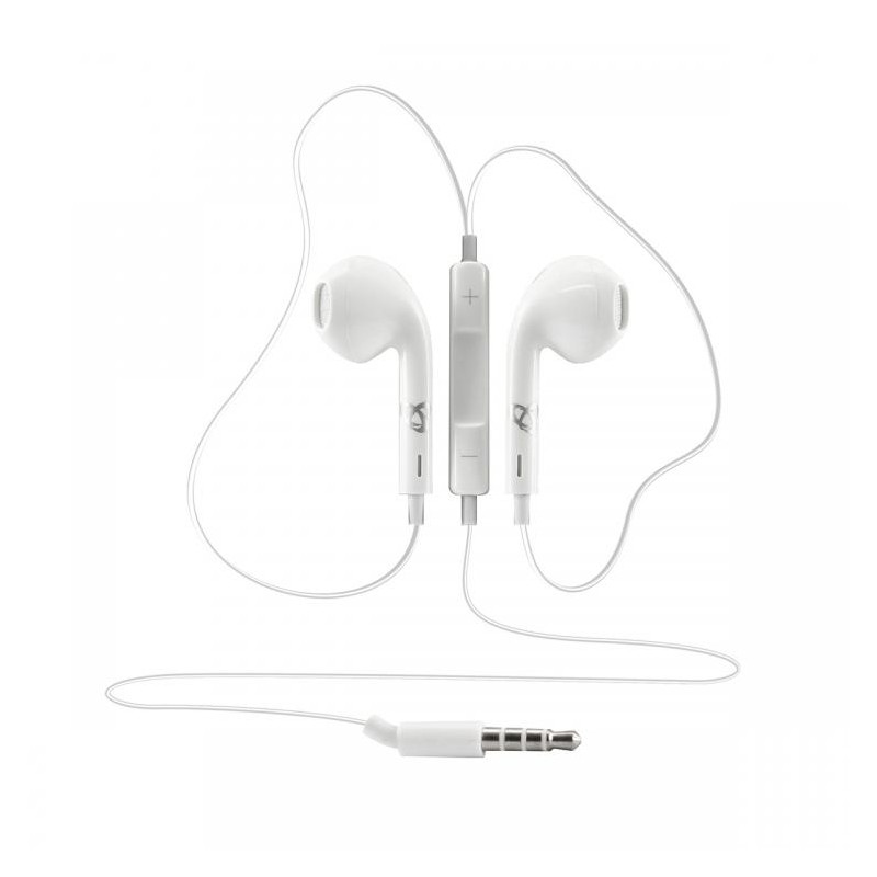 Stereo haedset/earphones SBox 3,5 mm. stik. iEP-204 hvid Stereo haedset/earphones SBox 3,5 mm. stik. iEP-204 hvid - Image 1