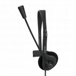 Headset mono LogiLink® m/mikrofon 3,5 mm.