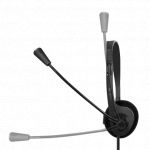 Headset mono LogiLink® m/mikrofon 3,5 mm.