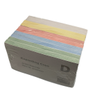 Kuponbøger 2x1-100, 130x70 mm. 10 stk. ass. farver 92220500