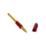 Blyants greb, trekantet rød