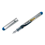 Fyldepen Pilot V-Pen Silver m/hætte blå - Image 3