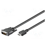 Kabel goobay DVI-D HDMI 2 mtr.