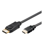 Kabel goobay Displayport til HDMI 2 mtr.