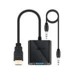 HDMI til VGA adapter goobay 15 cm. sort - Image 2