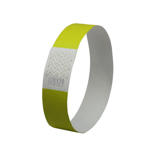 gult papir armbånd til byfester og diskoteker