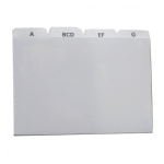 Kartoteks register A6 m/alfabet