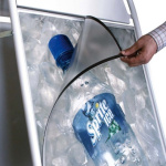 Frontplade PET m/magnetkant 53x73 cm.