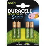 Batteri Duracell AAA genopladelig 900 mAh (4 stk.)