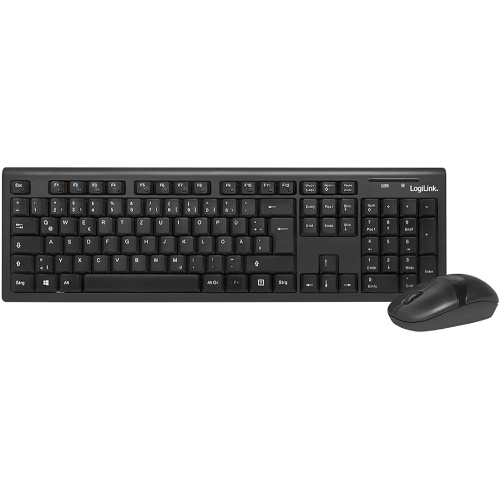 Trådløs Mus + Tastatur LogiLink® 2,4 GHz