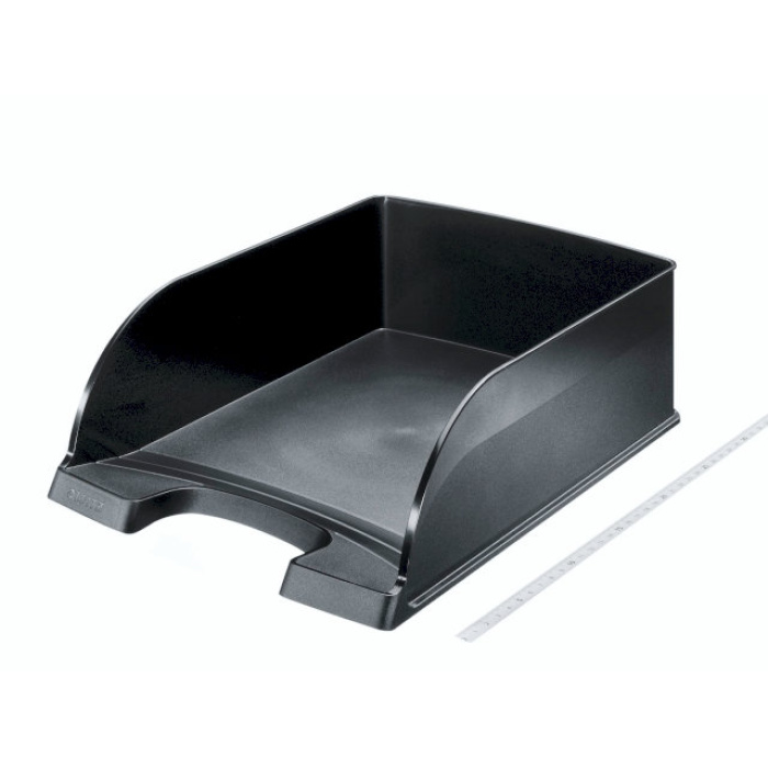 Brevbakke Leitz Plus Jumbo A4 stabelbar Sort 52330095 - Image 1