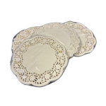 Kage serviet Ø10 cm. hvid 100 stk.